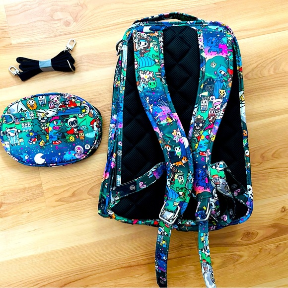 Jujube tokidoki backpack and small belt bag/pouch - Picture 3 of 9